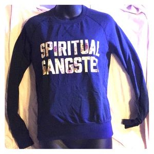 Spiritual Gangster Light Wt French Terry Crew Swtr